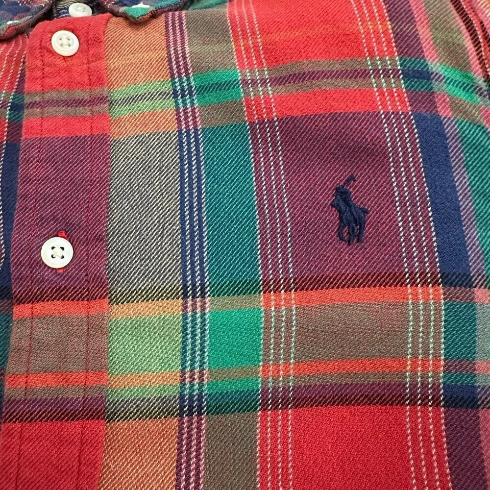 Ralph Lauren plaid flannel button up Shirt